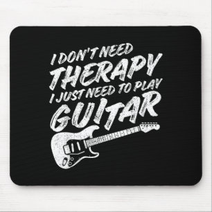 Funny Guitar Player I Just Need To Play Guitar Vin Mouse Mat
