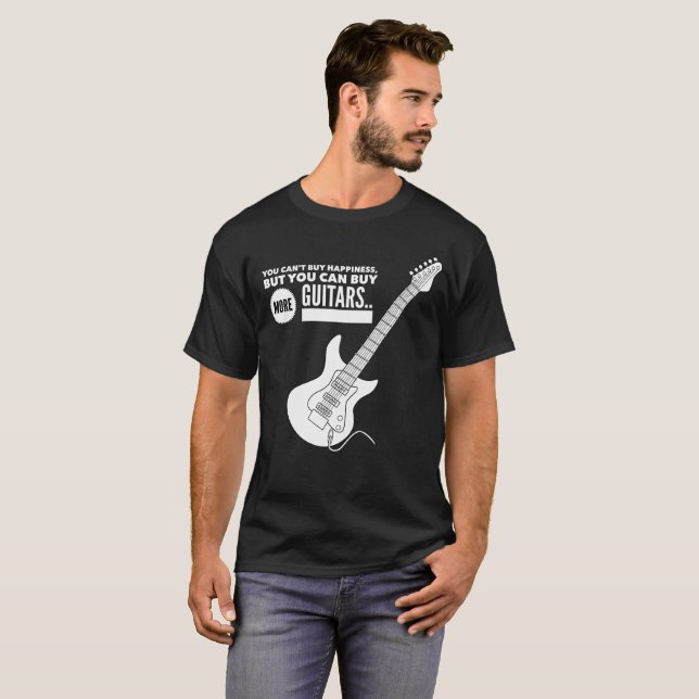 Funny Guitar Shirt - Buy More Guitars (Front Full)