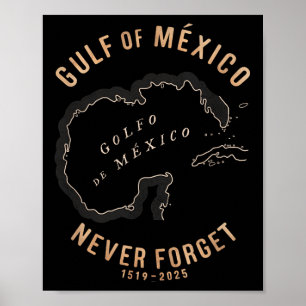 Funny Gulf Of Usa America Gulf Of Mexico Never For Poster