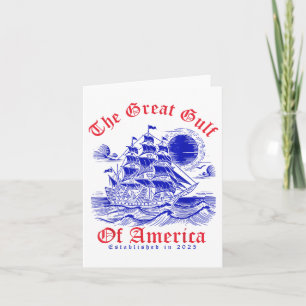 Funny Gulf Of Usa Trump Great Gulf Of Usa Establis Card