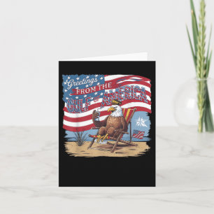 Funny Gulf Of Usa Trump Greetings From The Gulf Of Card