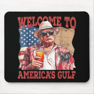 Funny Gulf Of Usa Trump Welcome To Americas Gulf Mouse Mat