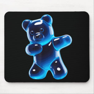 Funny Gummy Bear Art For Men Women Kids Candy Bear Mouse Mat
