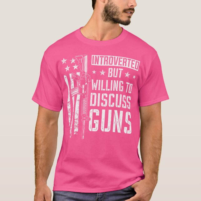 Funny Gun Joke T-Shirt (Front)