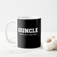 Funny Guncle College Print