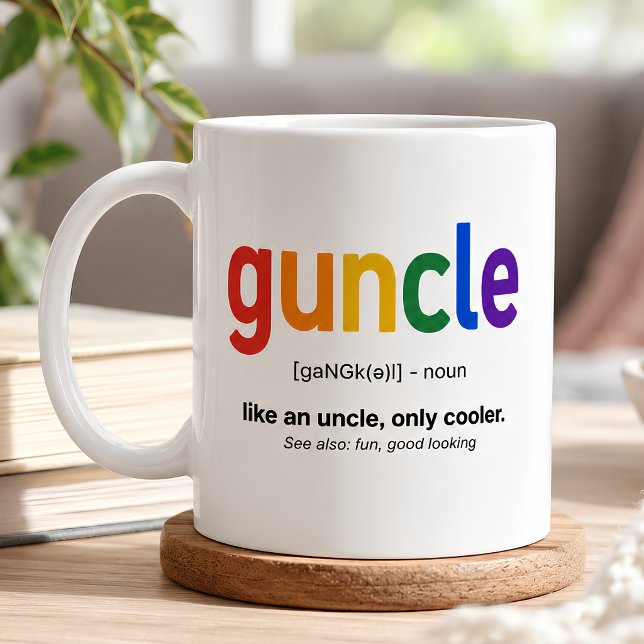 Funny Guncle Definition Coffee Mug (Creator Uploaded)