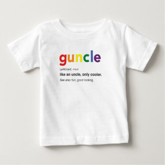 Funny Guncle Definition Print Baby T-Shirt