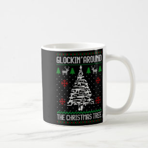 Funny Guns Ugly Christmas Sweaters For Gun Lovers  Coffee Mug