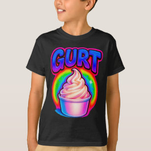 Funny Gurt Brainrot Meme Yogurt Gen Z Slang Gen Al T-Shirt
