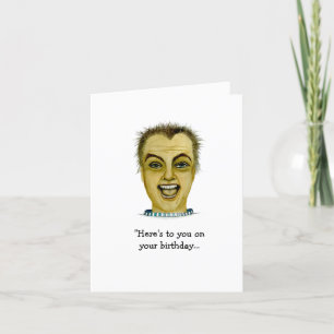 Funny Guy Remembering Someone's Birthday Card