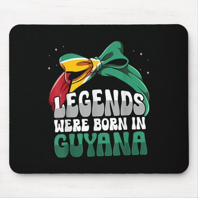 Funny Guyanese Flag Guyana  Mouse Mat (Front)