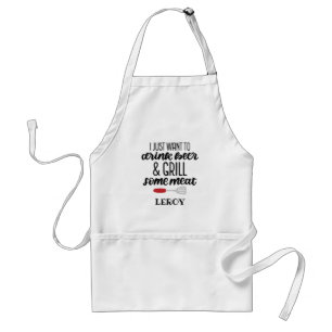Funny Guy's Men's Grilling BBQ Kitchen Apron