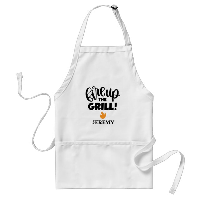 Funny Guy's Men's Grilling BBQ Kitchen Apron (Front)