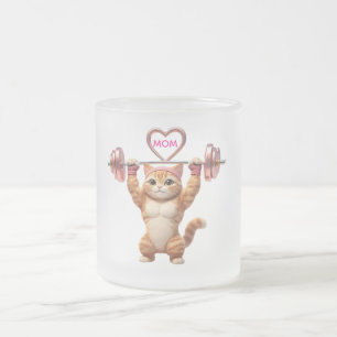 Funny Gym Cat Mum Mug – Mother’s Day Fitness Gift