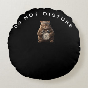 Funny Gym Cat Off Duty Pillow – Cute Relax Decor