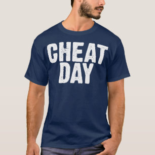 Funny Gym Cheat Day Unhealthy Carbs Workout Gym T-Shirt
