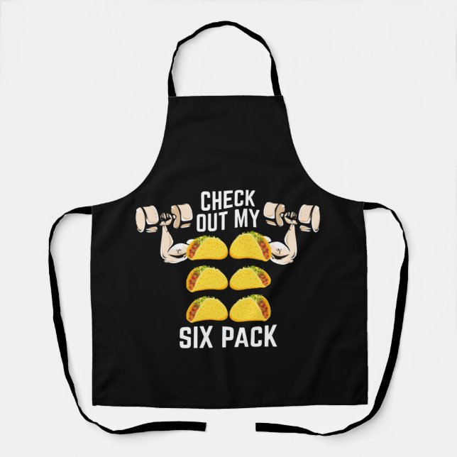 Funny Gym Fitness Taco Workout - Tacos Lovers Apron (Front)