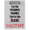 Funny Gym Fitness Training Clipboard