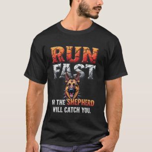 Funny Gym Gift for German Shepherd Dog Owners T-Shirt