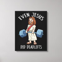 Funny Gym Gift Jesus Deadlift Fitness Bodybuilding