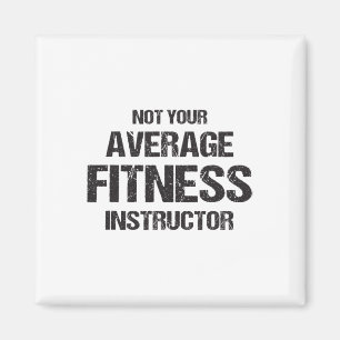 Funny Gym Instructor Workout Fitness Gift Bodybuil Magnet
