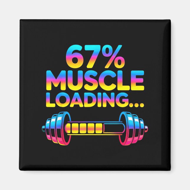 Funny Gym Meme 67  Magnet (Front)