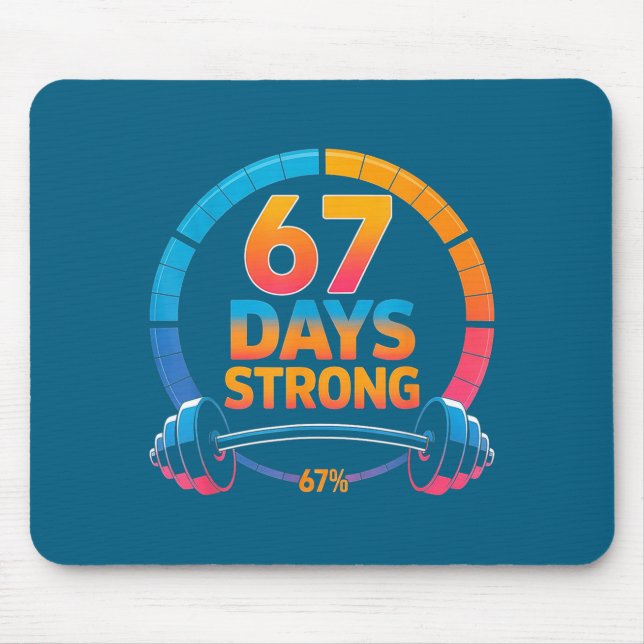 Funny Gym Meme 67  Mouse Mat (Front)