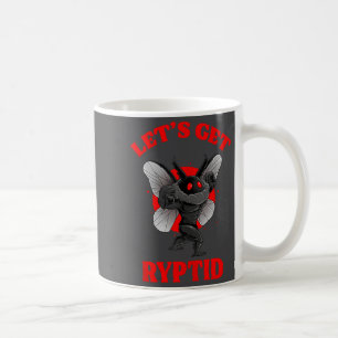 Funny Gym Mothman Shirt Cryptid Let's Get Ryptid G Coffee Mug