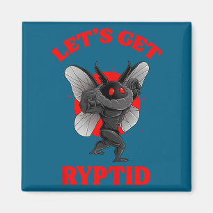 Funny Gym Mothman Shirt Cryptid Let's Get Ryptid G Magnet