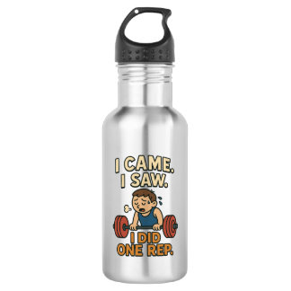 Funny Gym Quote Water Bottle
