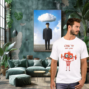 Funny Gym Skeleton Can’t. Got Gym. Fitness T-Shirt