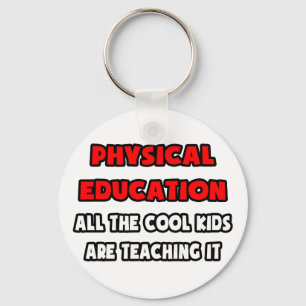 Funny Gym Teacher Shirts and Gifts Key Ring