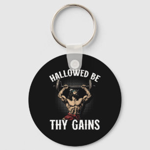 Funny Gym Workout Bodybuilding Fitness Gym And Jes Key Ring