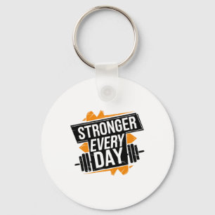 Funny Gym Workout Fitness Bodybuilding Sports Weig Key Ring