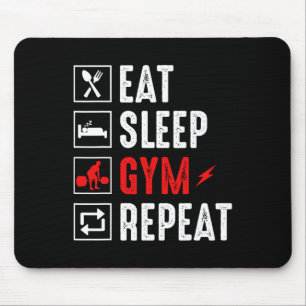 Funny Gym Workout Fitness Bodybuilding Sports Weig Mouse Mat