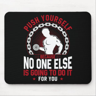 Funny Gym Workout Fitness Bodybuilding Sports Weig Mouse Mat