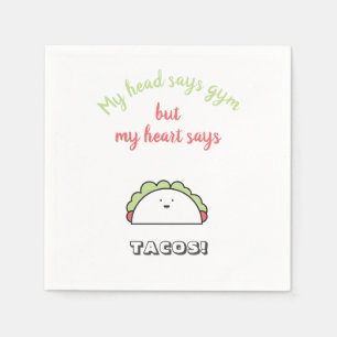 Funny Gym Workout Motivation Napkin