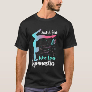 Funny Gymnastics Art For Girls Women Teen Acrobat T-Shirt
