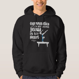 Funny Gymnastics For Men Women Gymnast Jesus Lover Hoodie