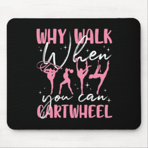 Funny Gymnastics Gymnast For Girls Women Cool Cart Mouse Mat