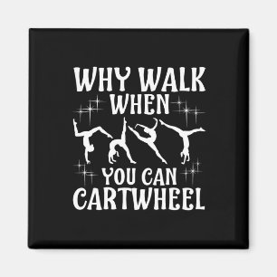 Funny Gymnastics Gymnast Gift For Girls Women Cool Magnet