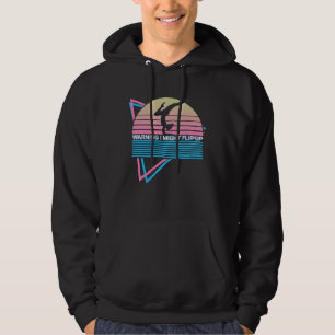 Funny Gymnastics Gymnast Retro Warning I Might Fli Hoodie