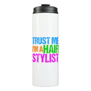 Funny Hair Stylist Thermal Tumbler