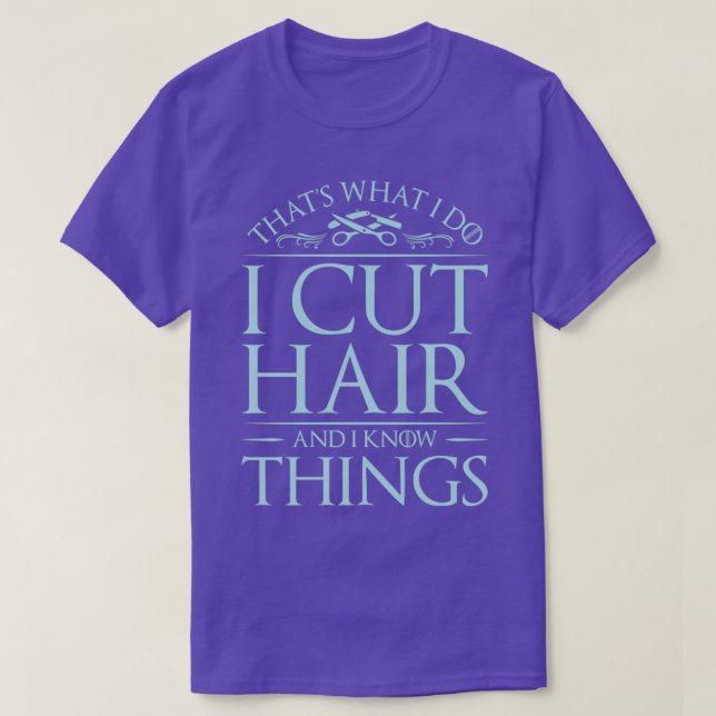 Funny Hairdresser Hairstylist Barber 5 T-Shirt (Design Front)