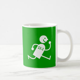 Funny half marathon coffee mug