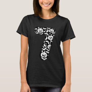 Funny Halloween 67 Meme Inspired Spooky Number 7 C T-Shirt