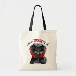 Funny Halloween Affenpinscher Dog Trick or Treat Tote Bag