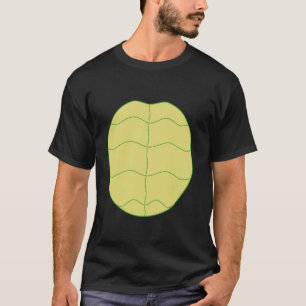 Funny Halloween Animal Belly Turtle Shell Costume T-Shirt