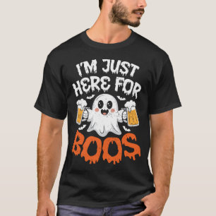 Funny Halloween Beer T-Shirt Ghost Booze Costume