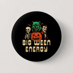 Funny Halloween Big Ween Energy Uni 6 Cm Round Badge